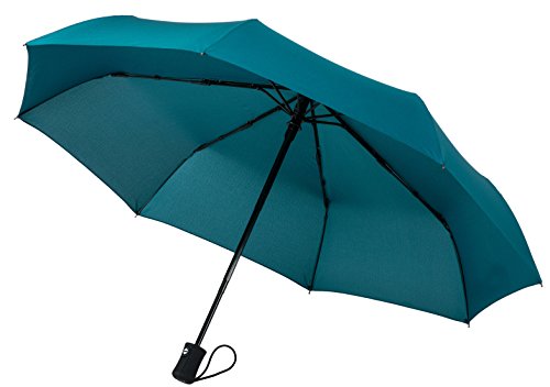 Crown Coast Umbrellas | Free Replacement Guarantee - Heavy Duty Auto Open/Close Travel Umbrella Windproof Up To 60 MPH Winds - Frame Won't Break If Flipped Inside Out - Customer Service Backed Product