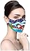 Produktbild WaiMeill Weihnachten 1 Stück Mundschutz Waschbar Schlauchtuch Bunt Wiederverwendbar Atmungsaktiv Lustig Animal Print Maske Mund und Nasenschutz Stoff Tuch Halstuch Bandana für Herren Damen (E)