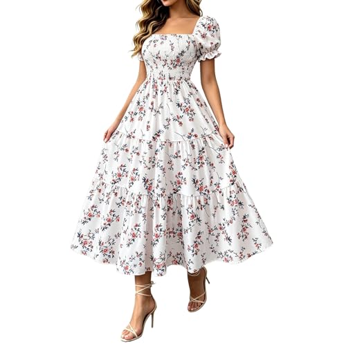 Robe longue bohème d'été confortable pour femme active en vacances