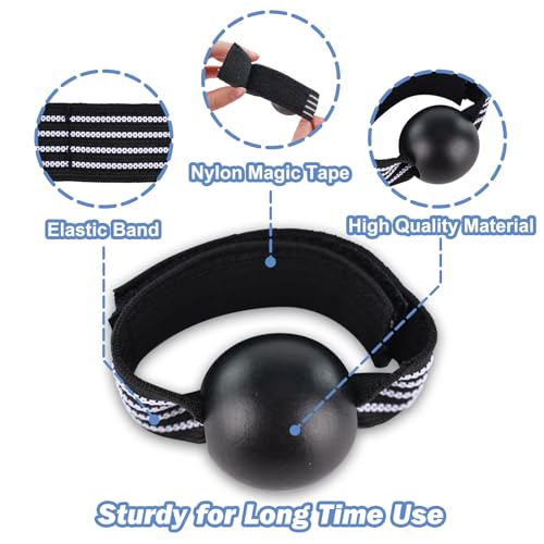 wakdop American Football Catching Trainer Band, Football Receiving Training Hand Strap Rugby Football Training Equipment Volleyball Catching Training Hand Strap Beginner Practice Fingertip 4PCS
