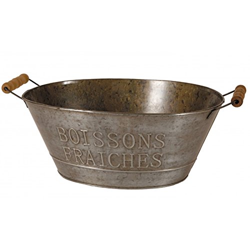 Preisvergleich Produktbild Antic Line Zinkwanne "Boissons fraîches" (dt. "Frische Getränke")