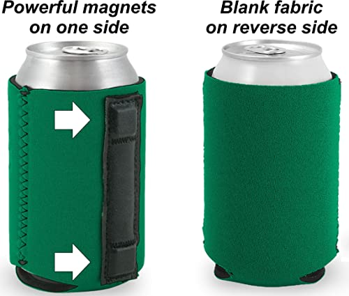 Magnetic Neoprene Can Coolie (Kelly Green) #TOP1