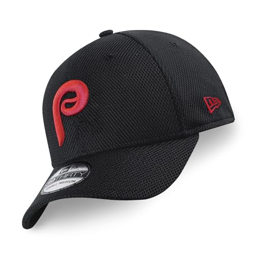 New Era Philadelphia Phillies MLB Diamond Era Black 39Thirty Stretch Cap - M - L
