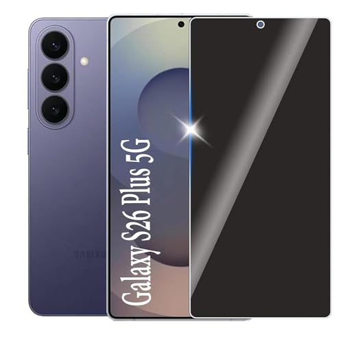 Image of FabeKeee Privacy Screen Protector for Samsung Galaxy S26 Plus | 9H Tempered Glass, Anti-Spy Protection, Scratch-Resistant, HD Clarity (1 Pack)