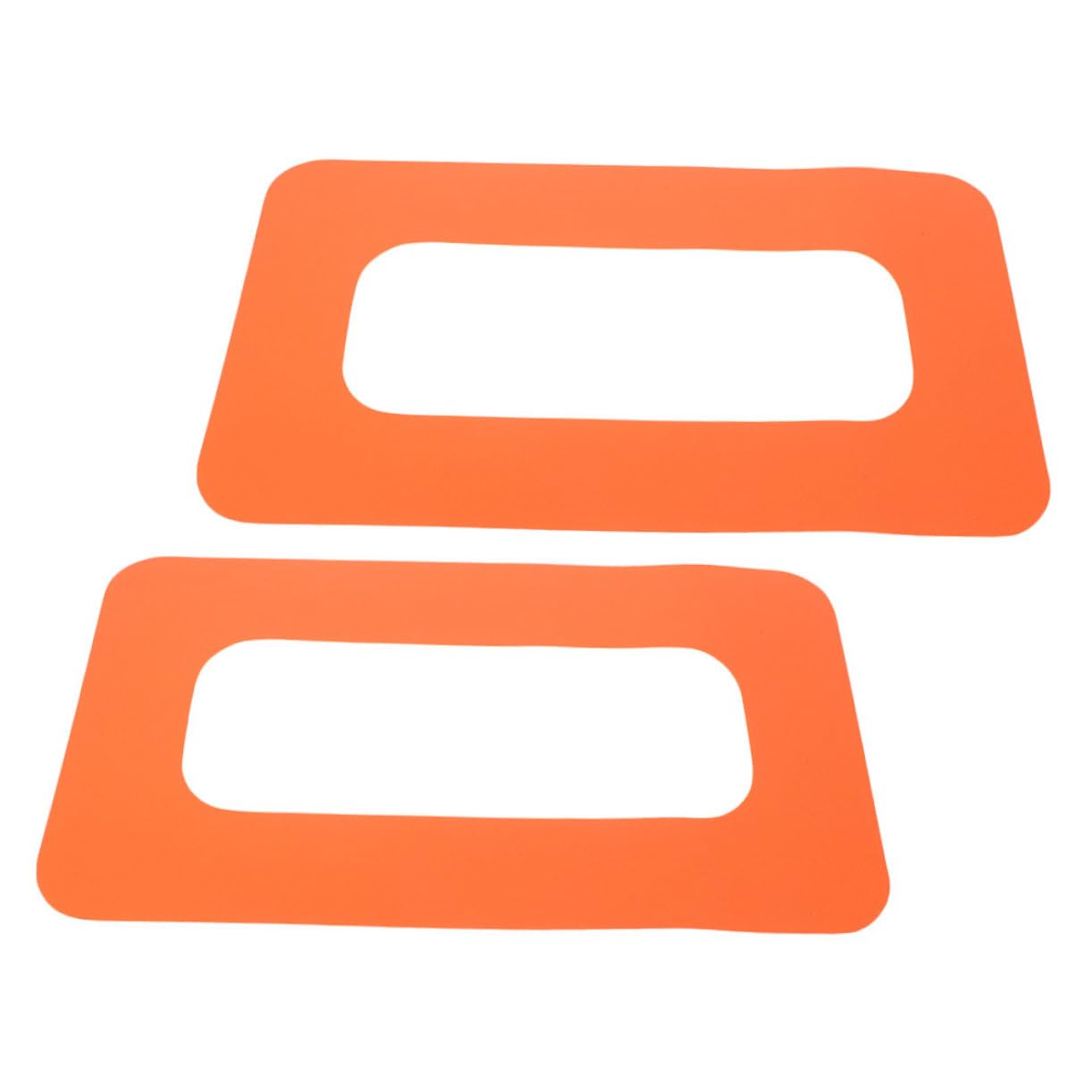 BESPORTBLE 2pcs Surfboard Fin Replacement Patches Durable Connector for Paddle Fin Box Quick Installation Surfboard Accessories Enhanced Stability for Paddle Boards Resilient Design Orange