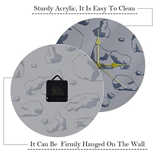Horloge murale à quartz fonctionne avec piles format 24 cm pour un affichage précis