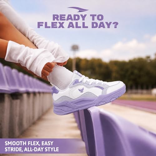 Image of ASIAN Mojo W-03 Women's Stylish Lightweight Sneakers with Memory Foam Cushion | Low-Top Design and All-Day Support for Casual & Active Wear