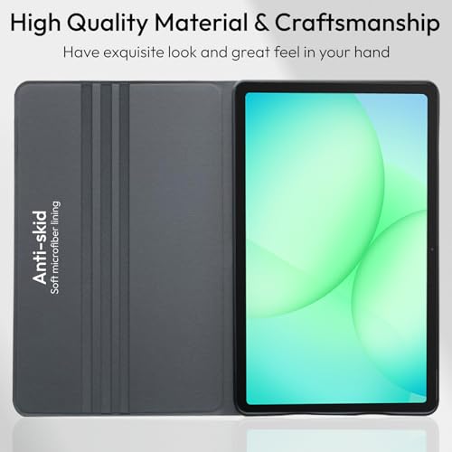 Image of Robustrion for Samsung Galaxy Tab A11 8.7 inch & A9 8.7 inch Cover Case, Deer Flip Cover Case for Samsung Tab A11 Tablet Cover 8.7 inch [Auto Sleep Wake Support] - Black