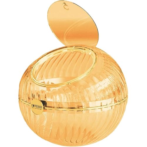 Ymxygz Contenitore per Caramelle Porta Cialde di caffè in Plastica con Coperchio - Barattolo in Pet Trasparente per Capsule di caffè, Caramelle, Biscotti E Cioccolato