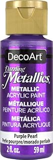 DecoArt Americana Acrylic Metallic Paint, Purple Pearl