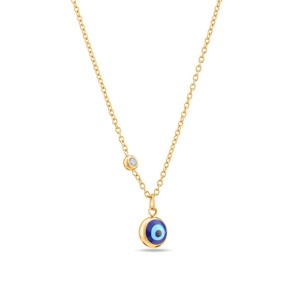 PALMONAS Mystic Gaze Necklace for Women - 18K Gold Plated Necklace