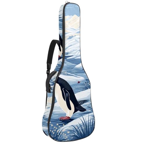 Housse pour guitare acoustique imperméable avec couche de protection antichoc