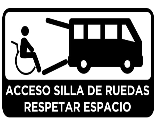 Adesivo per auto con logo per disabili, cartello in vinile autoadesivo