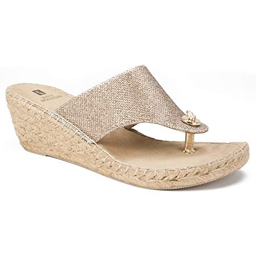 WHITE MOUNTAIN Women's Beachball Espadrille Wedge Sandal