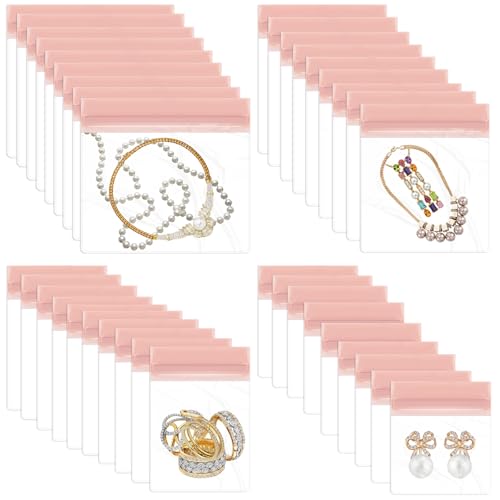 CXIIPOL 36 PCS Anti Tarnish Jewelry Bags, Mix Sizes EVA