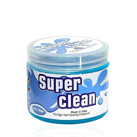 jejime clean magic gel cleaner - jelly dust cleaner for cars and electronics - ideal for laptop, keyboard, and home windows cleaning (160 grams, pack of 2)