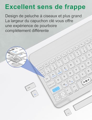 Coque Clavier pour Honor Pad X8a 11 Pouces WINCHKING AZERTY