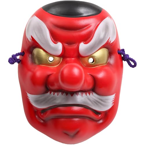 Japanese Tengu Mask Wall Hanging Decor Noh Mask 6.0 Inch S02-29-Z-US