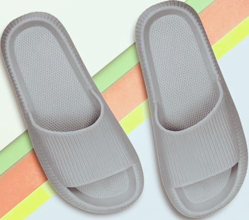 Image of Men Print Slide Flipflop Cloud, Lightweight Slip-On Comfort Slippers, Non-Slip Casual Indoor Outdoor pack of 1