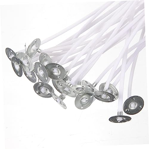 Pabilos de algodón para velas 100pcs para hacer velas DIY miniatura 5