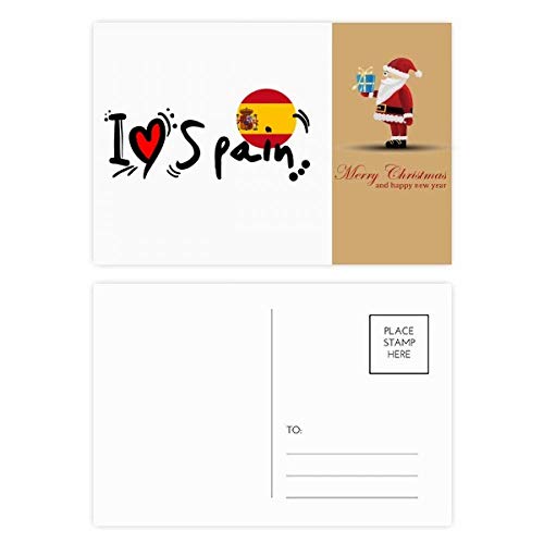 Cartes postales I Love Spain lot de 20 papeterie voyage espagne
