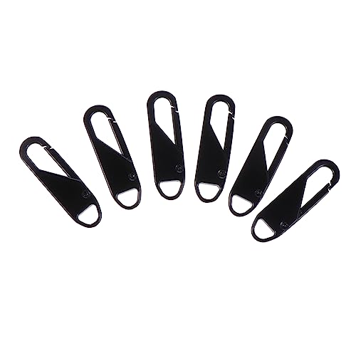 ARTIBETTER Alloy Zipper Pull Tab for Repair 6pcs Set Easy Snap-Bag Suitcase Backpack