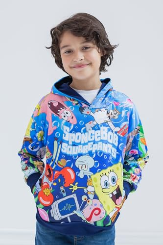 SpongeBob SquarePants Plankton Patrick Squidward Fleece Pullover Hoodie Little Kid to Big Kid2