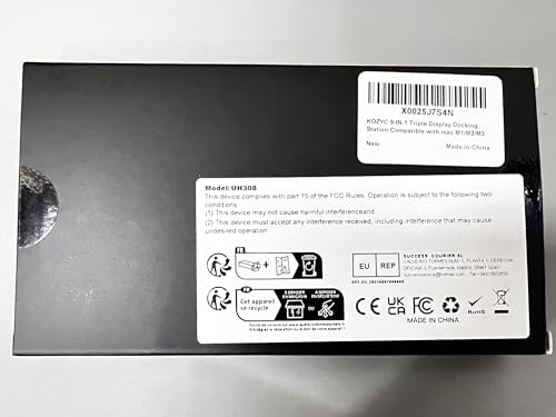 USB C Docking Station 3 HDMI Triple Display 4K 60Hz, KOZYC 9 IN 1 USB Hub with 3xHDMI, 3xUSB 3.0, SD/TF, and 100W PD, Support HDMI Splitter Extend Display, Compatible with Mac M1/M2/M3/Windows/Dell - Image 9