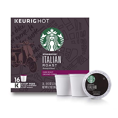 Keurig K-Cup Pod Starbucks Italian Roast Coffee - 16-Pk. #TOP12