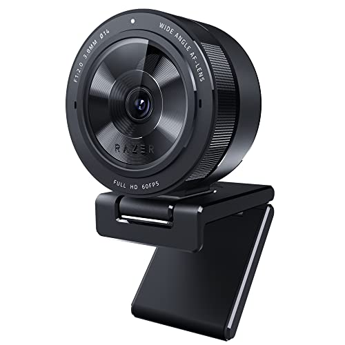 Preisvergleich Produktbild Razer Kiyo Pro Streaming Webcam: unkomprimiert 1080p 60fps - Leistungsstarker adaptiver Lichtsensor - HDR-fähig - Weitwinkelobjektiv mit einstellbarem Sichtfeld - Blitzschnelles USB 3.0