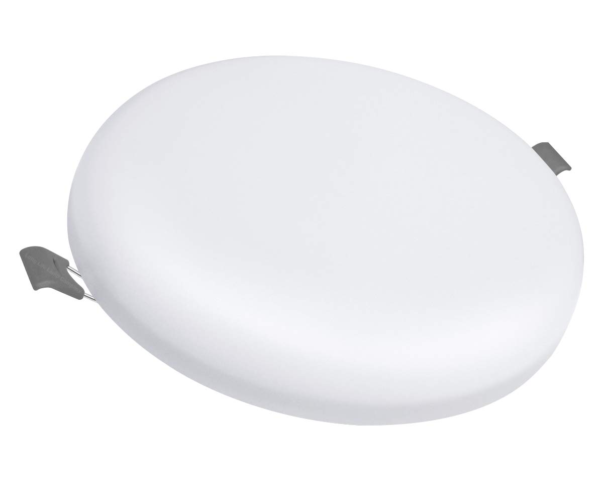 Long Life Lamp Company White 24W Round Led Panel Slim Flush Mount 6500K Cool Ceiling Down Light Frameless Spot 24Rcwa
