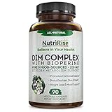 DIM Supplement + Bioperine 200mg - 90 Capsules. Estrogen Balance For Men & Women - Supports...