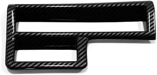 Headlight Adjustment Panel Cover Compatible with Toyota Sienna 2021 2022 2023 Headlight Adjustment Button Switch Panel Trim Car Accessories ABS 1PCS(Carbon Fiber Style)