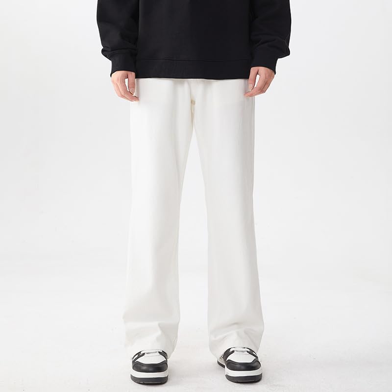 Men's Denim Pants Summer Vintage Striped Denim Casual Loose Trousers2