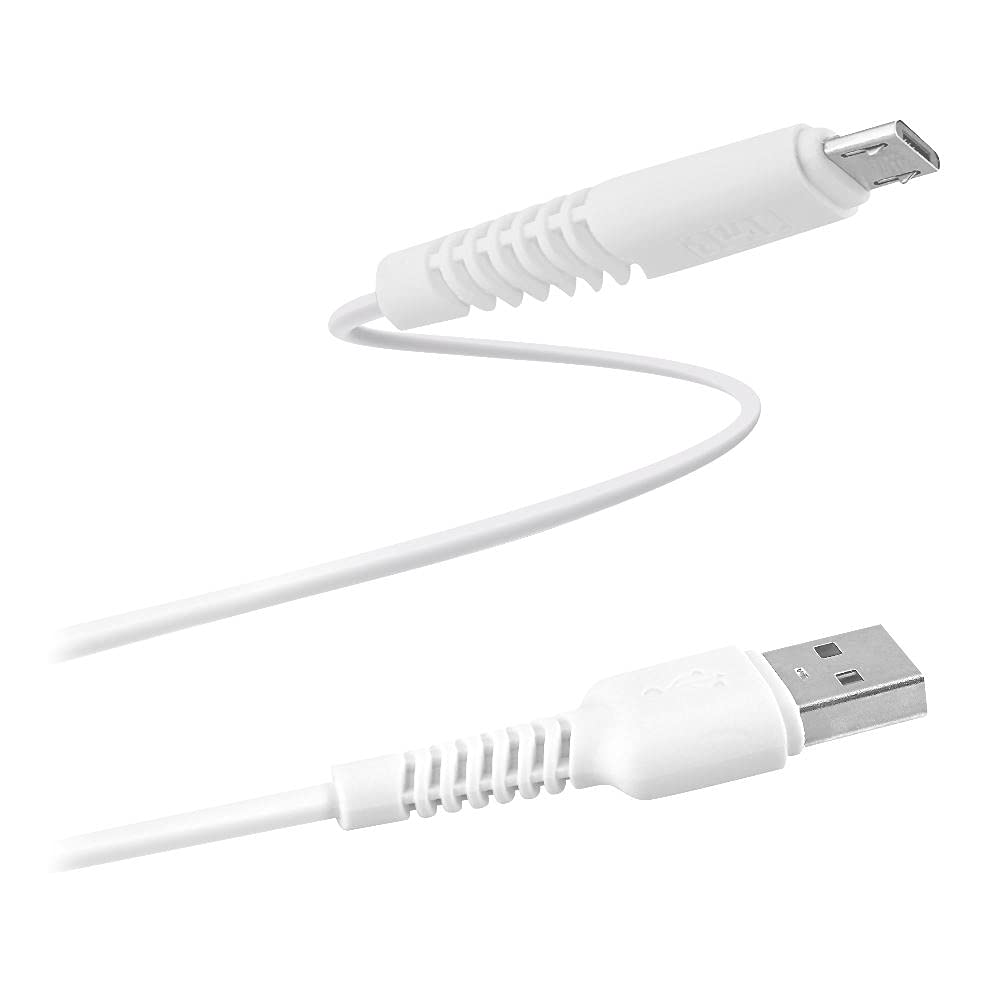 T'nB CBMUSB2WH 2 m Nylon Micro USB Cable for Smartphone White