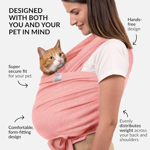 CollarDirect Transportadora De Cachorro Tipo Sling Para Cães Pequenos - Anti-Ansiedade Cat Sling, Bo