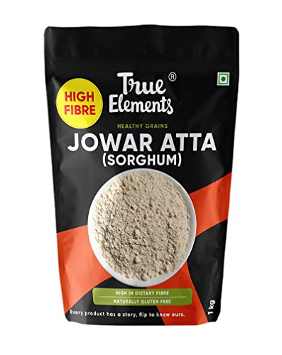Image of True Elements Jowar Atta 1kg - Jowar Flour, Millet Flour | 100% Natural & Gluten Free | Sorghum Flour