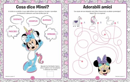 Minnie. Unicorni Che Passione! 1000 Stickers. Tanti Giochi E Attività. Ediz. A Colori. Con Adesivi - 4