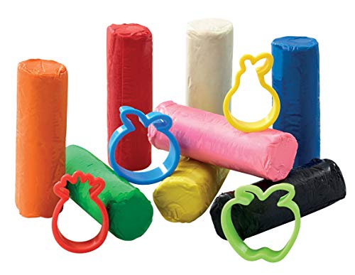 The Original Plasticine, FunTUBulous, Original Modelling Clay, Soft and Non-Hardening, Includes 8 Bumper Sticks of Plasticine in Plastic Bucket with Carry Handle, Suitable for Ages 3+