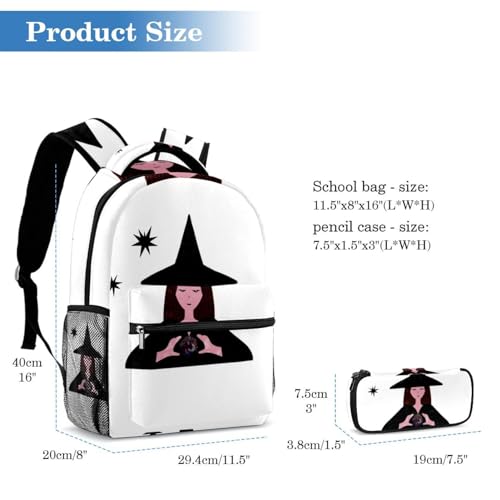 Sac d'école 2 pièces pour ranger facilement les grands cahiers - 2