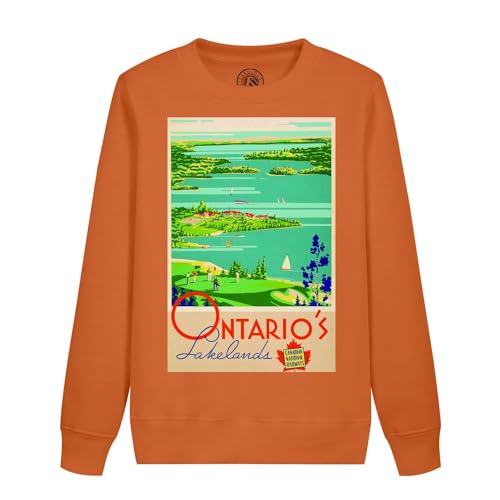 Sweat enfant Ontario Canada voyage vintage imprimé retro