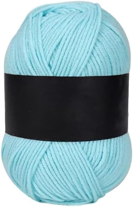 5 Rolls 2.5mm 4 Ply Cotton Blend Yarn for Crocheting Hand Craft(15)