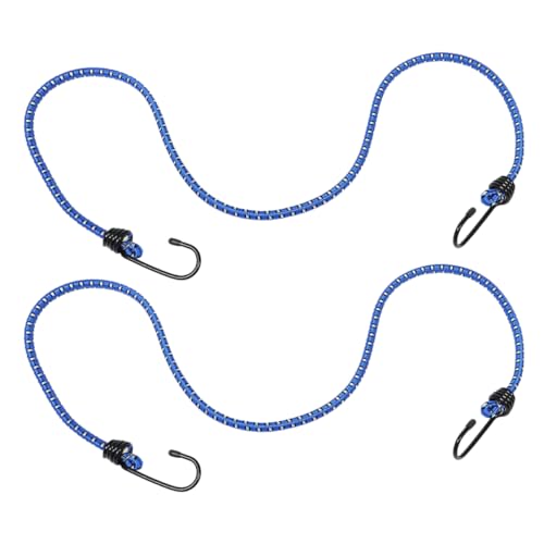 VINTORKY 2piezas Correas Ajustables De Goma Elástica para Motocicleta y Coche Cuerda De Sujeción para Equipaje y Bicicletas con Ganchos De Bloqueo