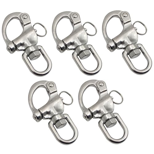 Manilles à chape pivotantes en acier inoxydable de 70 mm pour le levage de charge