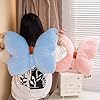 PEACH CAT Butterfly Pillow Decorative Butterfly Shaped Throw Pillows 15.7" x 15.7" Cute Plush Cushion Decor for Bedroom Living Room Sofa Couch Pink #3
