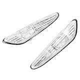 [Modelos compatibles] Esta cubierta de luz de giro es adecuada para E46 325i 2002-2005; compatible con E46 325xi 2002-2005; compatible con E46 330i 2002-2005; compatible con E46 330xi 2002-2005. Tenga en cuenta que las bombillas no están incluidas.