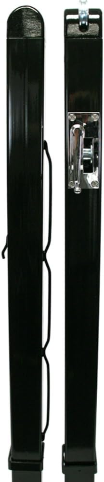 Douglas Premier Tennis Posts – Permanent Court Kit – 3” Square, Internal Wind, Black – Optional Ground Sleeves