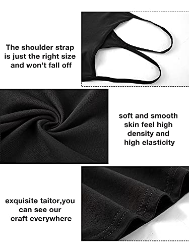 5 Pieces Girls Tank Top Sleeveless Racer Back Top Camisole Cami Undershirts3