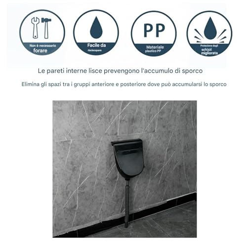 Inodoro de pared antiolores con cubierta protectora para exteriores 4