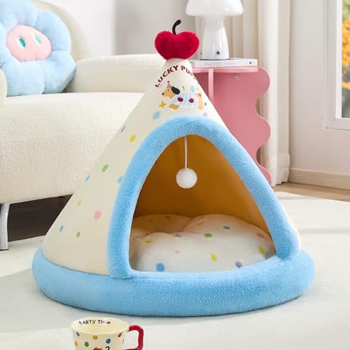 犬 ハウス 冬用 ペットベッド ふわふわ 猫 テント ペットハウス おしゃれ 猫 ハウス 室内用 ぐっすり眠れる クッション付き 屋根付き 保温 寝床 折りたたみ可 休憩所 寝床 犬猫用 犬小屋 小型犬用 洗える ペット用品 XL